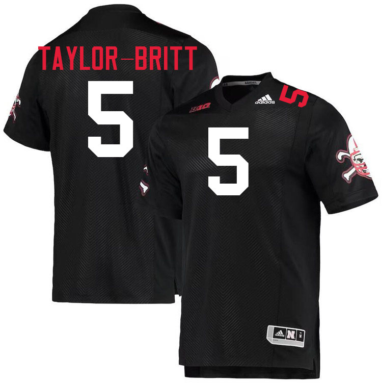 Cam Taylor-Britt Nebraska Jersey,Nebraska Cornhuskers Football Uniforms,Jersey-Blackshirt Home